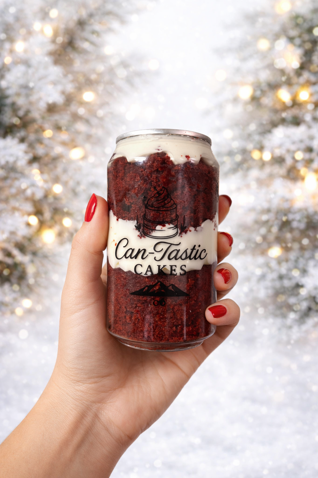 Red Velvet Cake in a Can