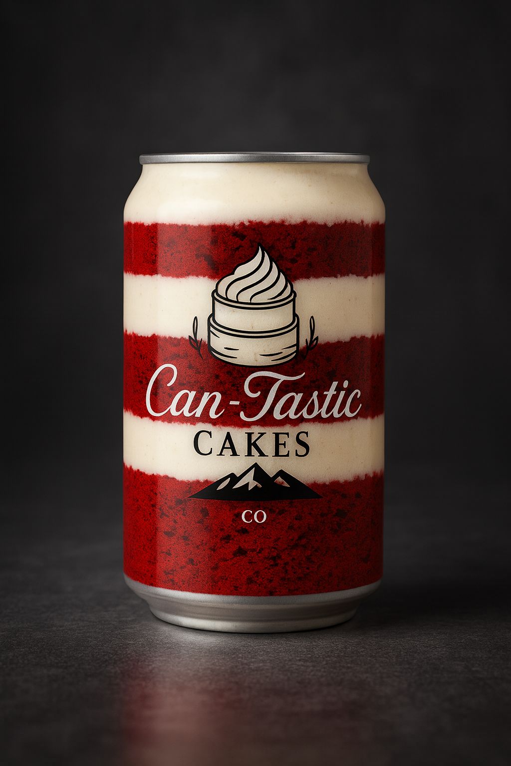 Red Velvet Cake in a Can