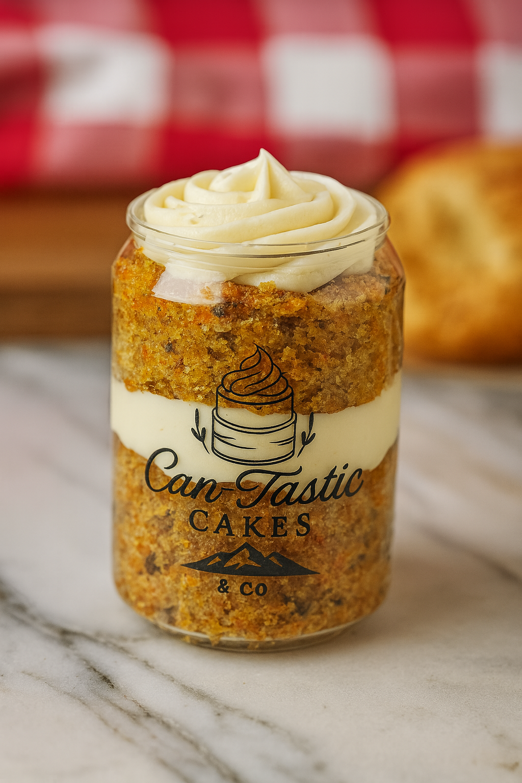 Carrot Cake in a Can